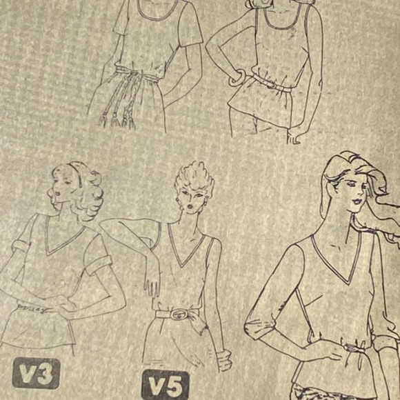 Simplicity 5380 Pattern Top Miss 18 & 20 Tank Classic Timeless Minimalist - Picture 4 of 7